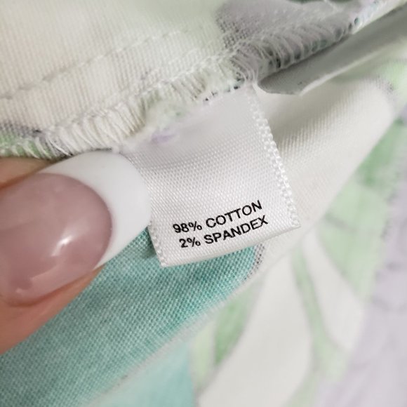 Anne Taylor Flower Print Cotton Blazer Size XS - Picture 8 of 8